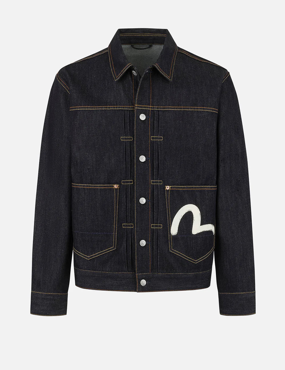 EVISU Seagull Print Denim Jacket