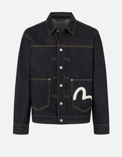 EVISU Seagull Print Denim Jacket