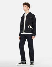 EVISU Seagull Print Denim Jacket