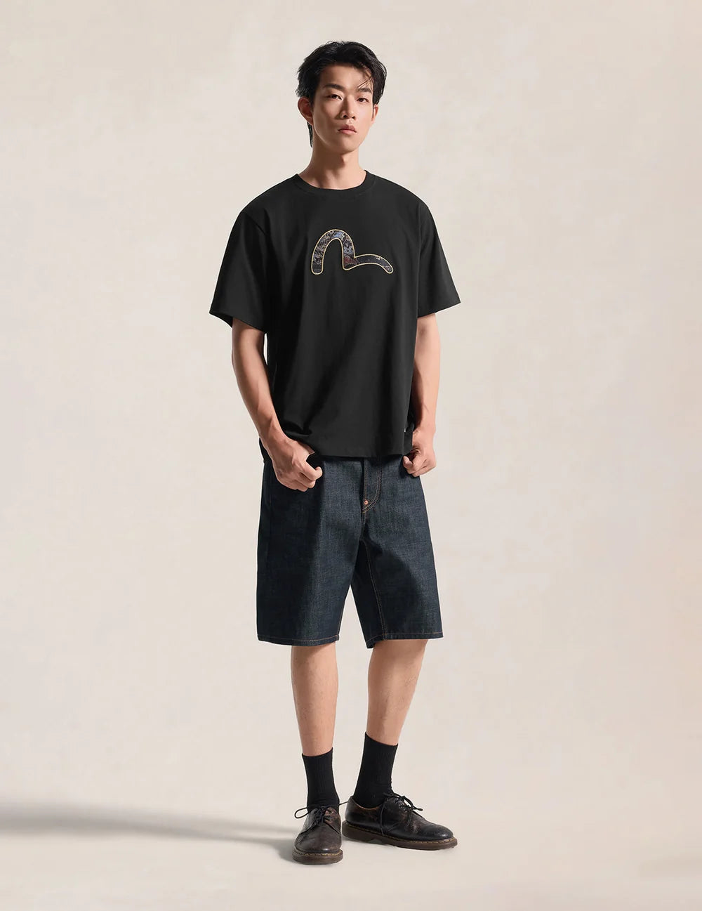 EVISU Brocade T-Shirt