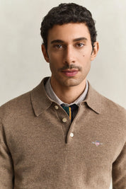 GANT Lambswool Polo Jumper