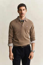 GANT Lambswool Polo Jumper