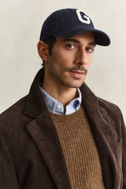 GANT Wool Appliqué Cap