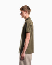 Emporio Armani Piqué Zip  Polo Shirt