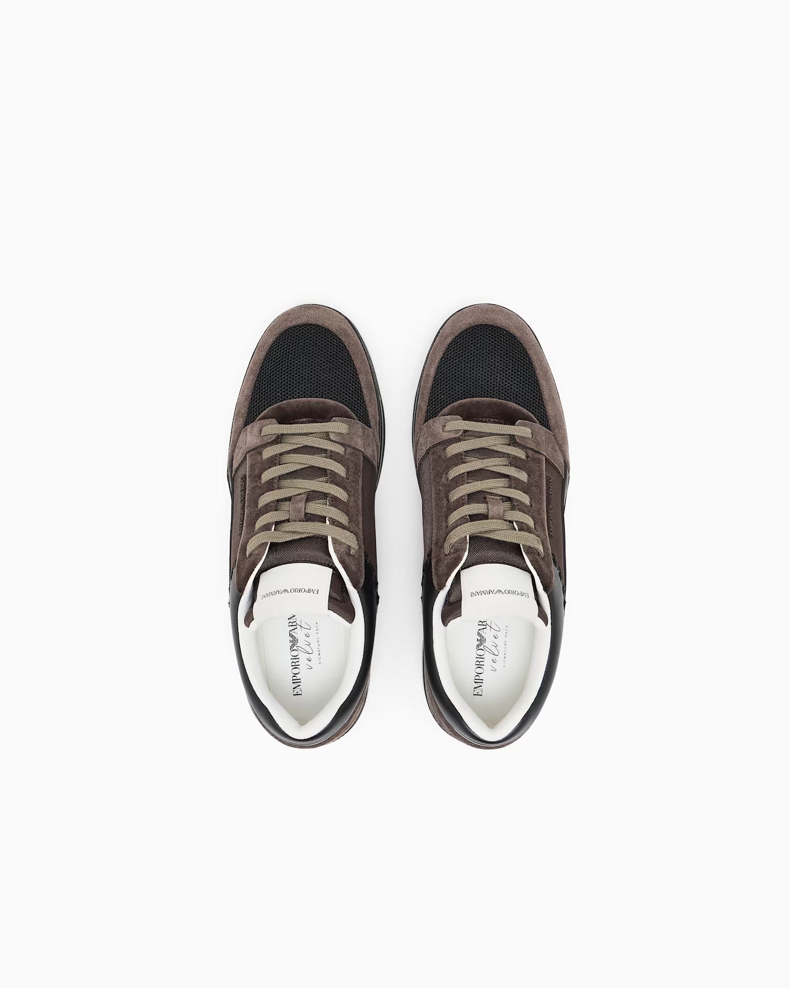 Emporio Armani  Leather Trainer