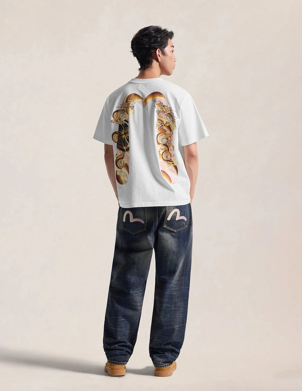 EVISU Dragon Daicock T-Shirt