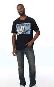 True Religion Stitched Block Buddha T-Shirt