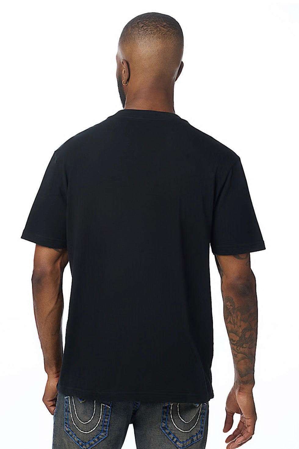 True Religion Stitched Block Buddha T-Shirt