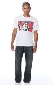True Religion Stitched Block Buddha T-Shirt