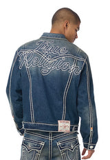 True Religion Jimmy Rope Stitch Denim Jacket