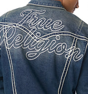 True Religion Jimmy Rope Stitch Denim Jacket
