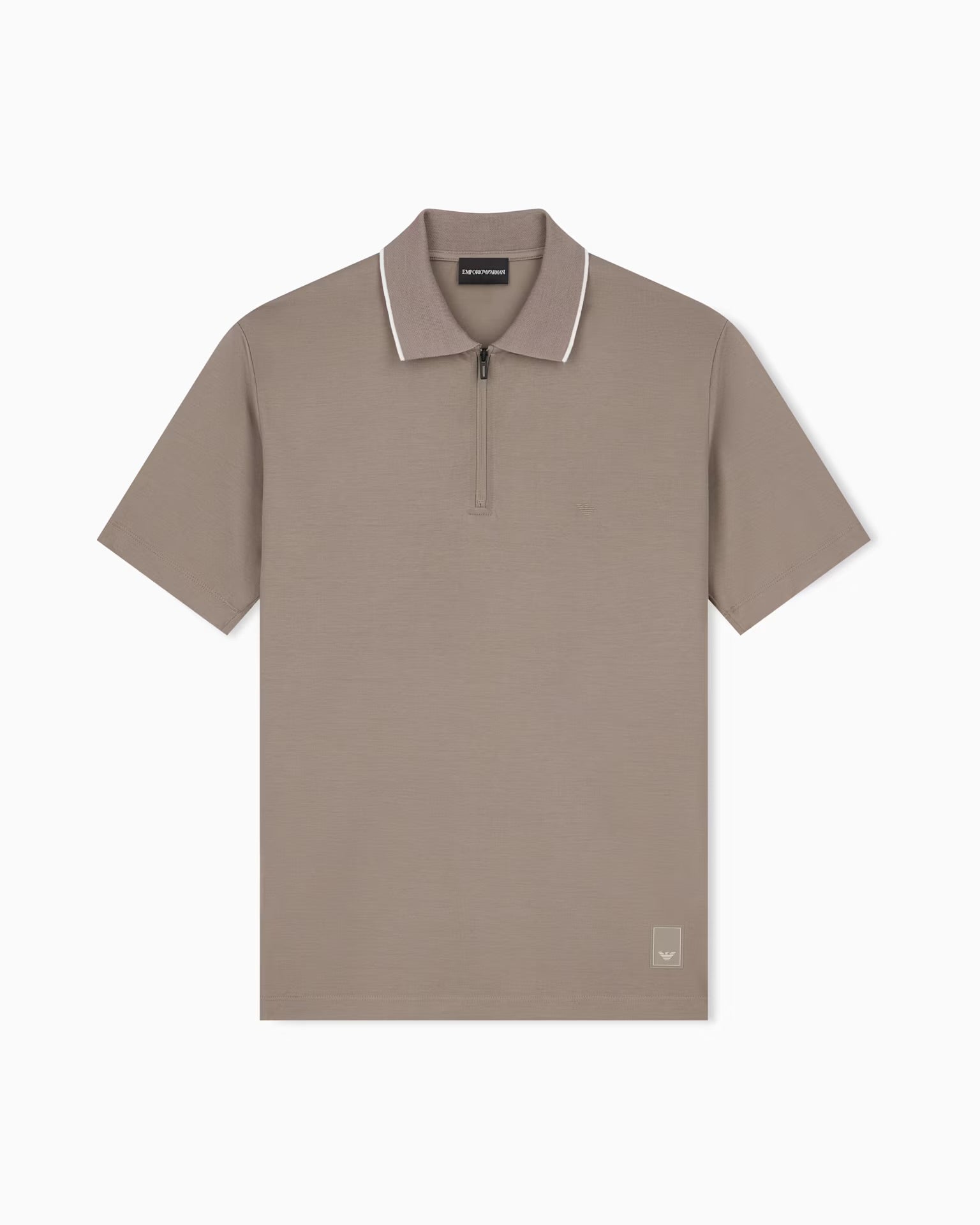 Emporio Armani Zip Polo Shirt