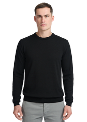 Sandbanks Merino Wool Crew Neck Jumper